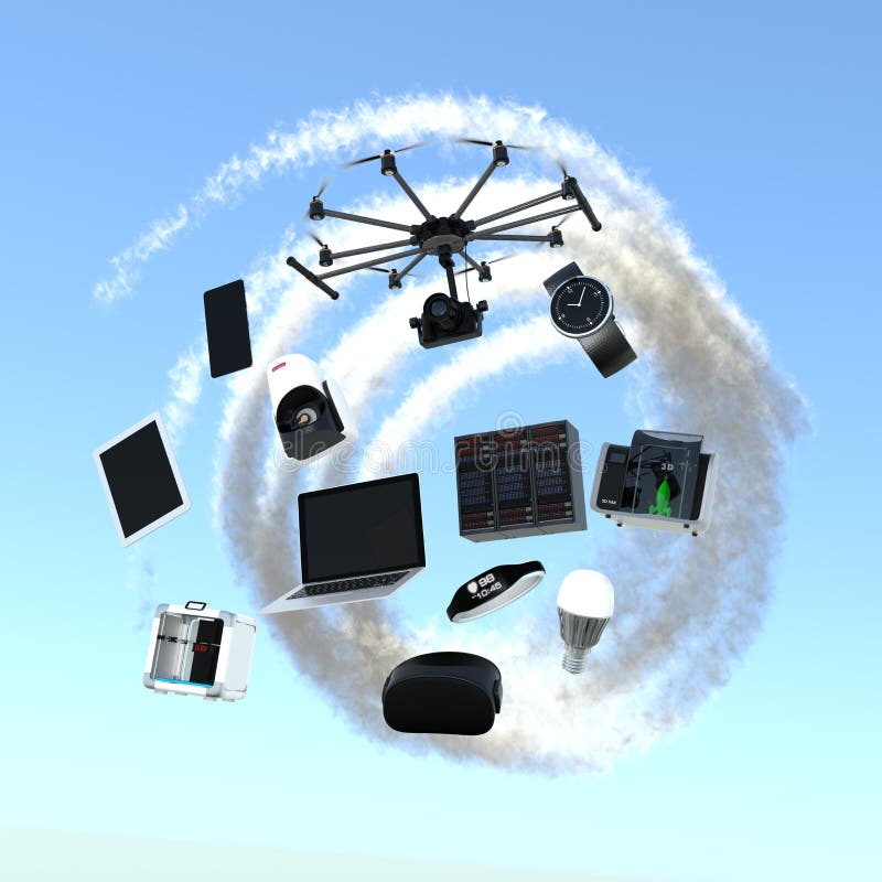 Concept of Internet of Things vector illustration