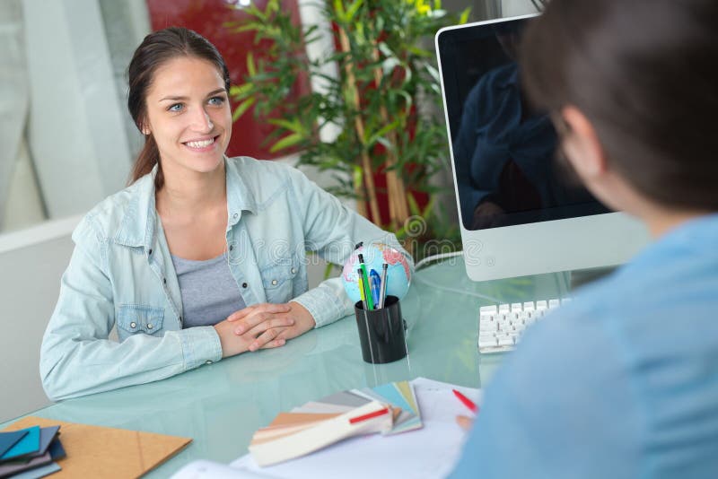 Concept job interview royalty free stock photos