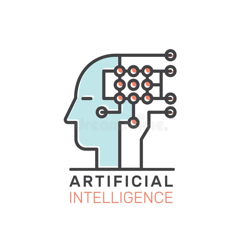 Concept of Machine Learning, Artificial Intelligence, Virtual Reality, EyeTap Technology of Future royalty free illustration Concept of Machine Learning, Artificial Intelligence, Virtual Reality, EyeTap Technology of Future royalty free illustration