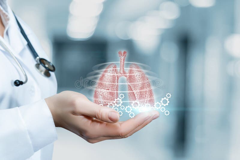 Concept of the mechanism of improving the oxygen saturation of the lungs during illness