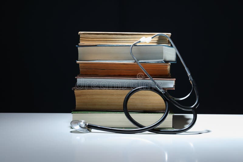 Concept of Medical Education and Medical Books Stock Photo Image of