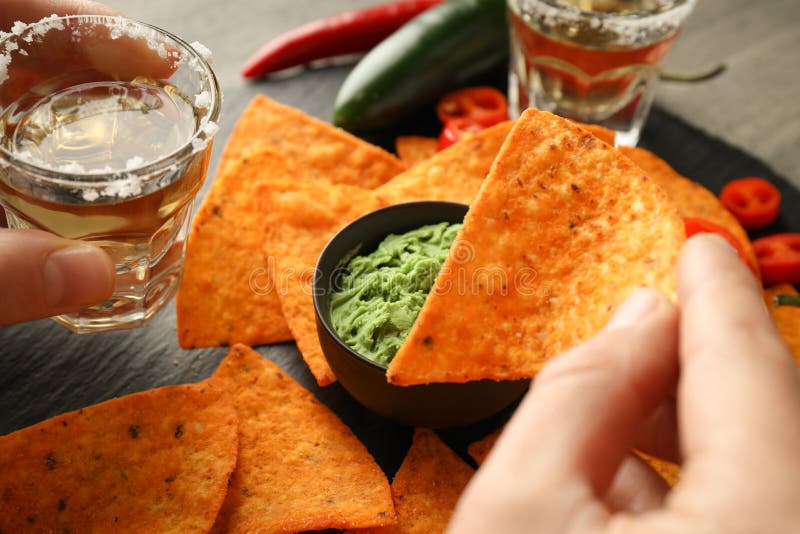 Concept of Mexico Food, Mexico Cuisine Snack and Drink Stock Photo ...