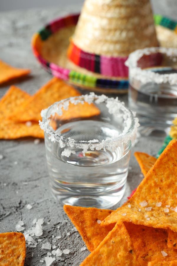 Concept of Mexico Food, Mexico Cuisine Snack and Drink Stock Image ...