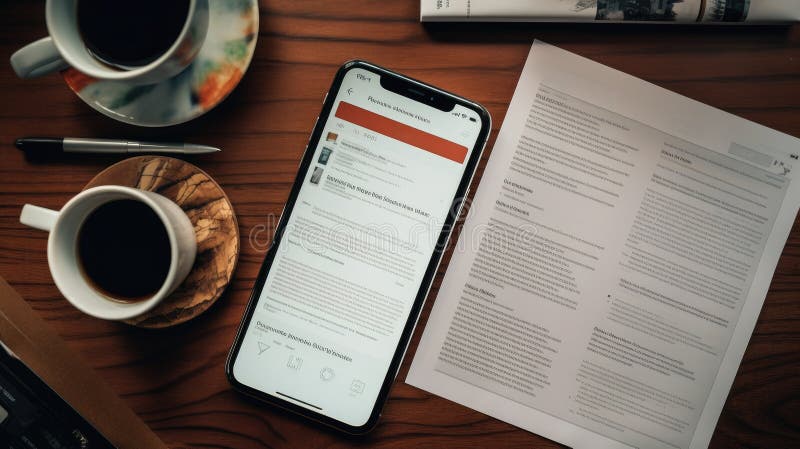 Conceptul de semnătură digitală online stock illustration