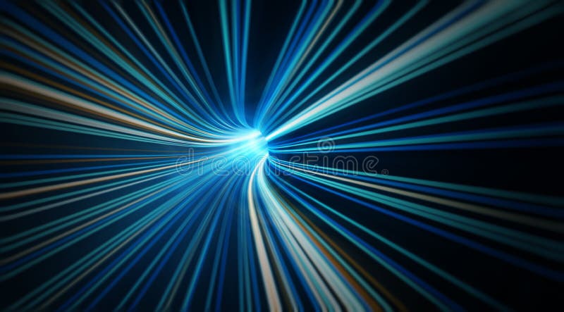 Concept pentru tehnologia de conectare la rețea futuristă sau viteza de transfer stock illustration