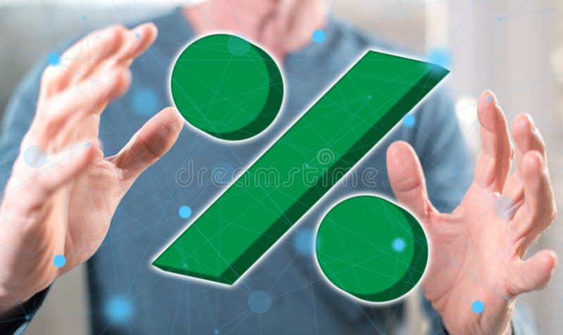 Concept percenten royalty-vrije stock afbeeldingen Concept percenten royalty-vrije stock afbeeldingen