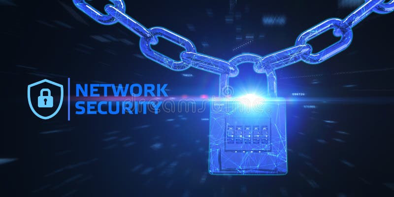 Concept privind protecția datelor în domeniul securității informatice. securitate rețea royalty free stock images