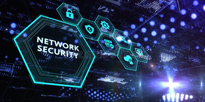 Concept privind protecția datelor în domeniul securității informatice. securitate rețea stock photo