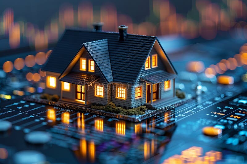 Concept Real Estate property investments or REIT, copy space royalty free stock photography