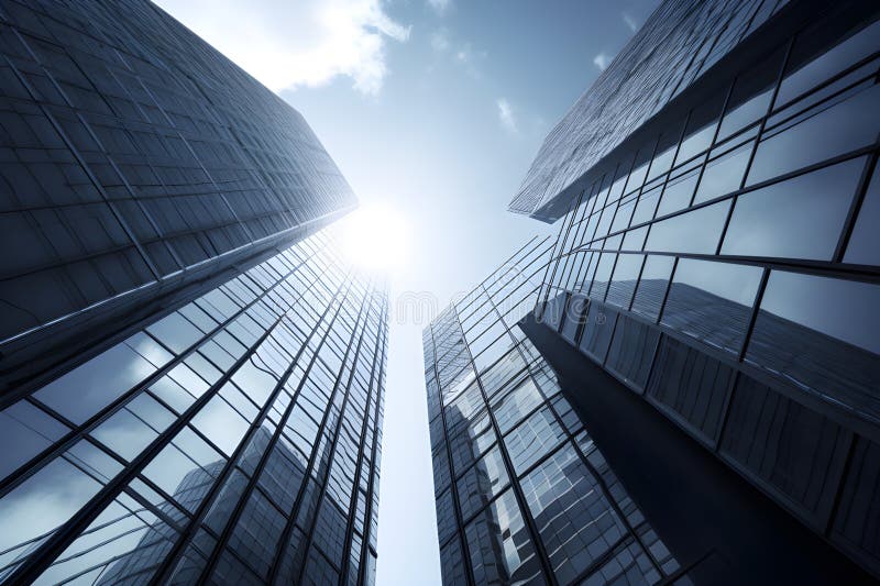 Concept Real Estate property investments or REIT. Copy space, generative AI royalty free illustration