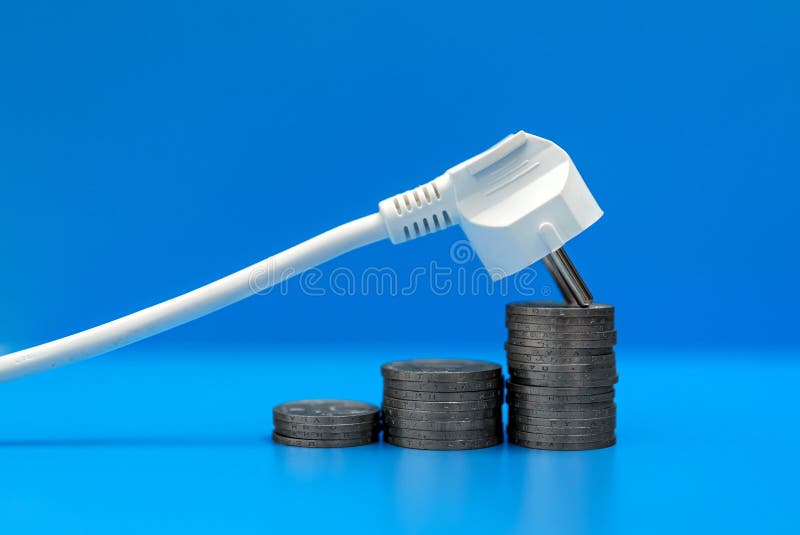 Concept of Rising Electricity Prices. Stock Image Image of rise