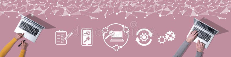 Concept of software update stock image image of process 230487061