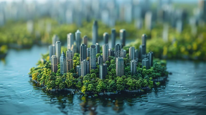 Concept Of A Solar Energy Town Wind Energy Earth Day Concept Solar concept-of-a-solar-energy-town-wind-energy-earth-day-concept-solar