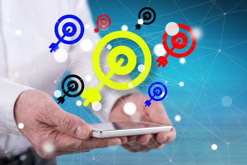 Concept of target market stock photo. Image of target 226804532