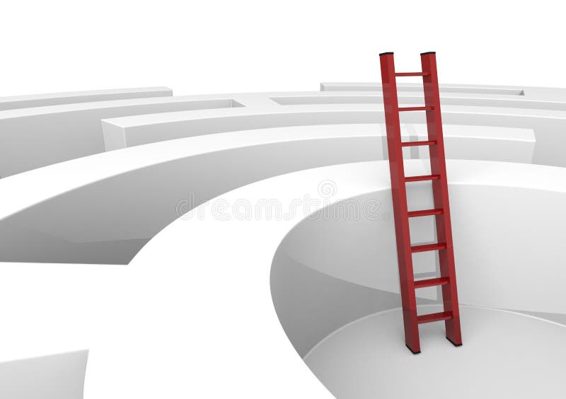 Concept van uitdaging vector illustratie