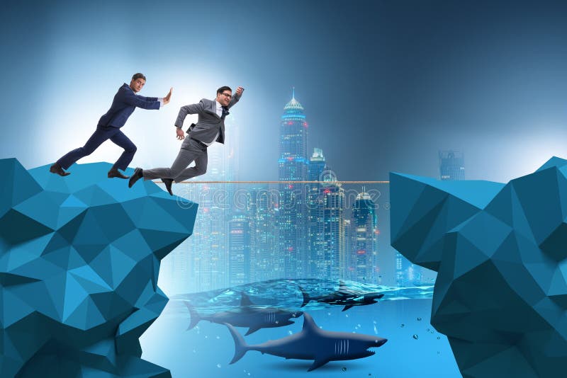 Concept of unethical business competition stock image Concept of unethical business competition stock image