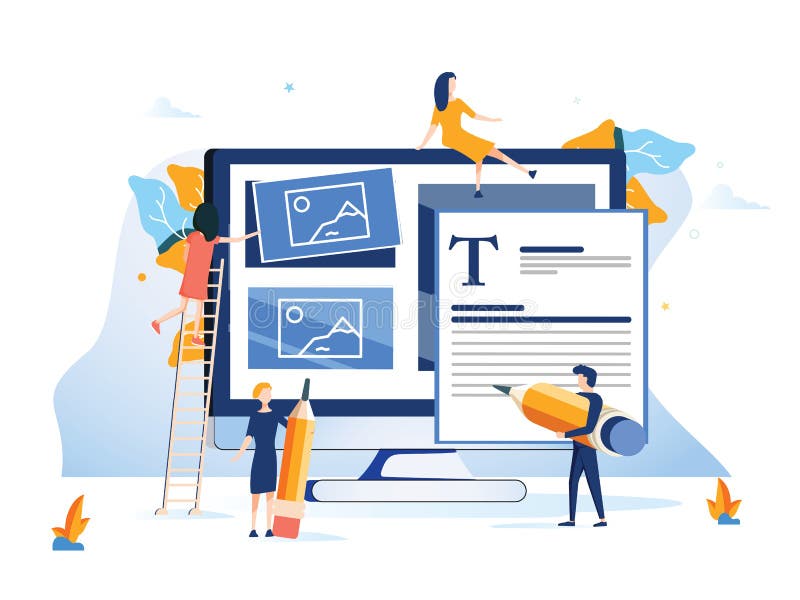 Concept Ux User Experience Development Design Usability Improve software develop company. UI Interface experiment design vector illustration