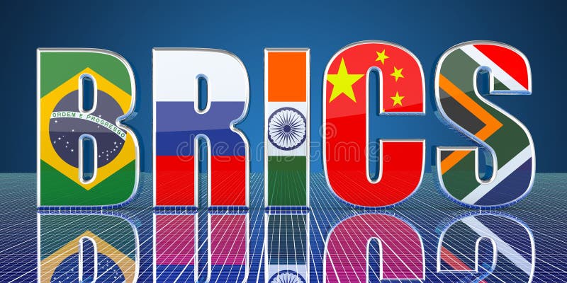 Concept van de bric top 3d rendering stock illustratie