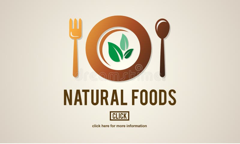 Concept van de natuurvoeding het Organische Gezonde Gezondheid vector illustratie Concept van de natuurvoeding het Organische Gezonde Gezondheid vector illustratie