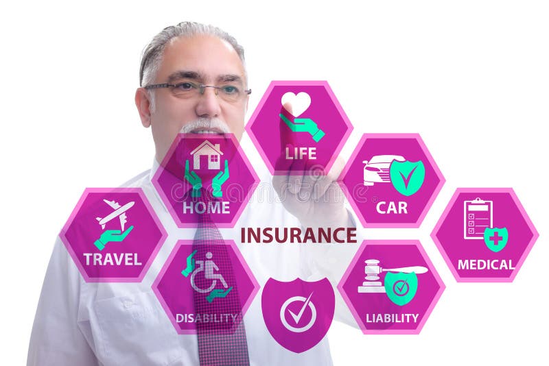 Concept of Various Types of Insurance Stock Image Image of insurance