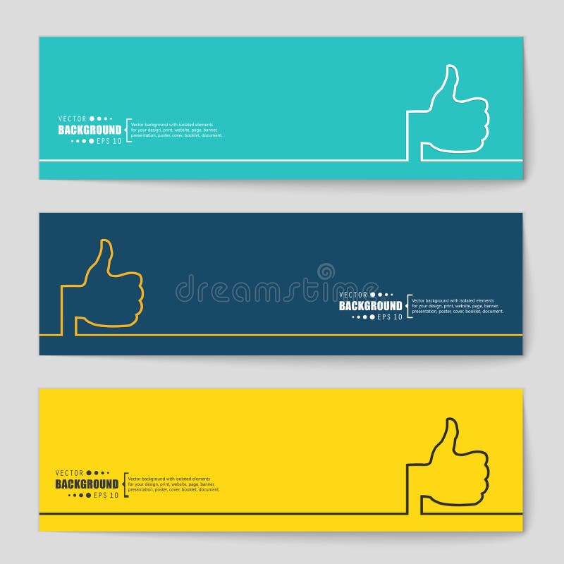 Concept Vector Banner Background Stock Vector - Illustration of line