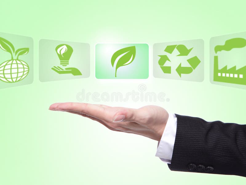 Concept vert d'eco images libres de droits Concept vert d'eco images libres de droits