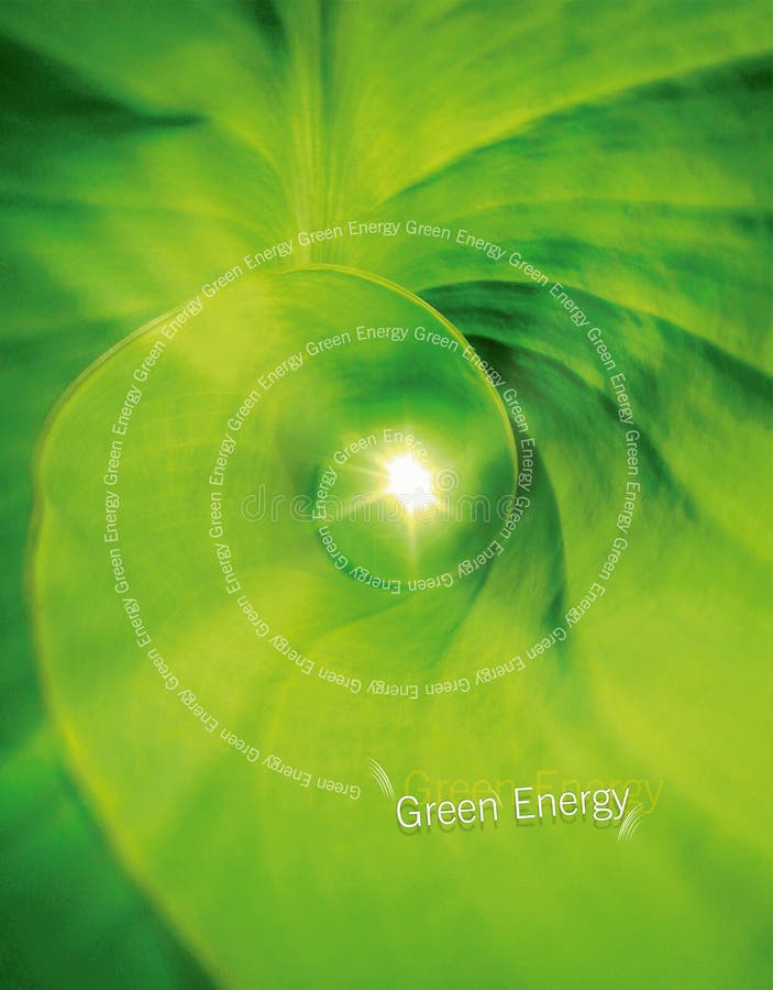 Concept vert d'énergie illustration libre de droits Concept vert d'énergie illustration libre de droits