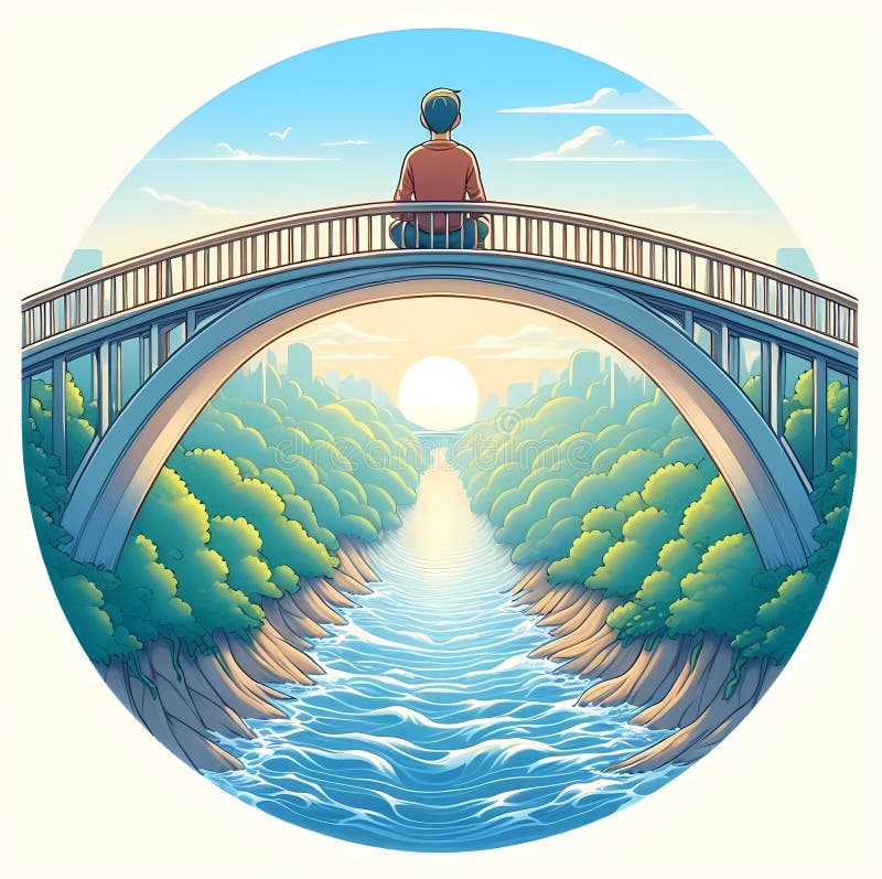 Concept: quot Water Under the Bridge quot Stock Illustration Illustration of Concept: quot Water Under the Bridge quot Stock Illustration Illustration of