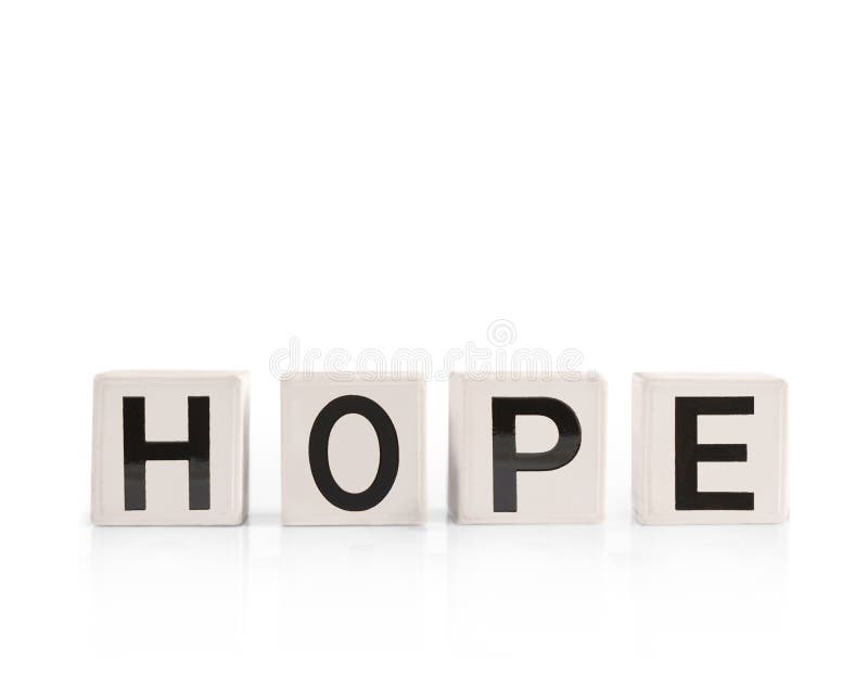 Concept word forming box stock image