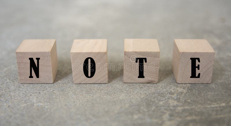 Concept word forming with cube royalty free stock images