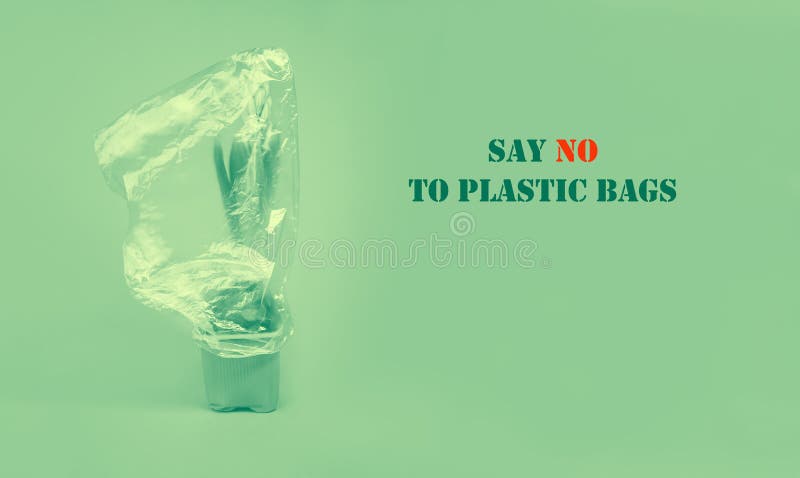 Concept of World Environment Day - Plastic Free. Plastic Bag is Put on a  Hyacinth Flower As a Symbol of Life and Nature. Concept Stock Image - Image  of concept, clean: 138652399