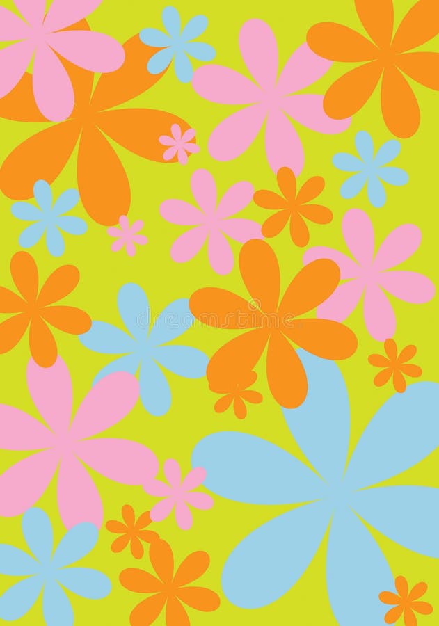 Conception 4 de fleur image libre de droits