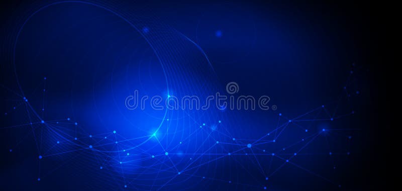 Conception abstraite de connexion de r?seau Internet pour le site Web Donn?es num?riques, communication, science et concept futur illustration libre de droits Conception abstraite de connexion de r?seau Internet pour le site Web Donn?es num?riques, communication, science et concept futur illustration libre de droits