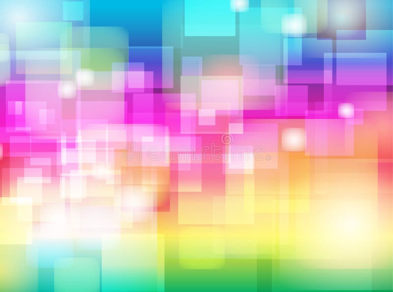 Conception colorée abstraite de fond de Bokeh de tache floue illustration de vecteur