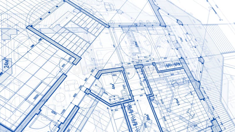 Conception d'architecture : plan de modèle - illustration d'un mod de plan photo stock Conception d'architecture : plan de modèle - illustration d'un mod de plan photo stock