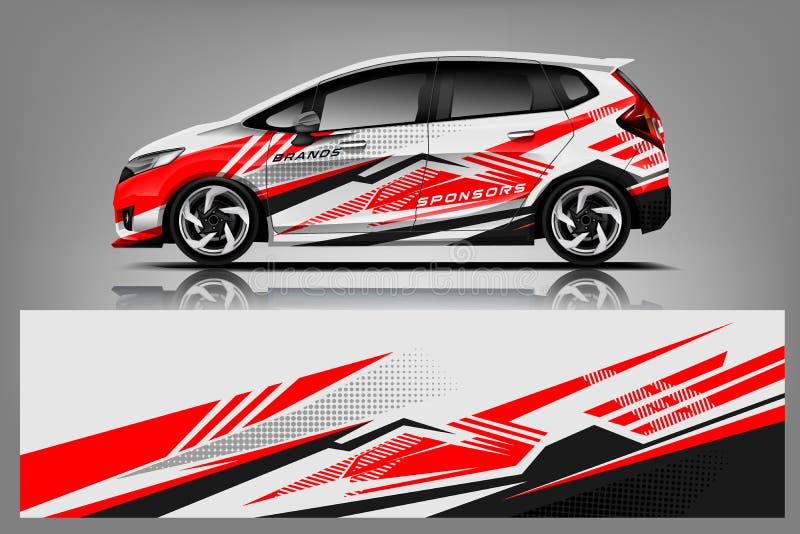 Conception d'enveloppe de décalque de voiture Conceptions de emballage de kit de fond de rayure abstraite graphique pour le véhic Conception d'enveloppe de décalque de voiture Conceptions de emballage de kit de fond de rayure abstraite graphique pour le véhic