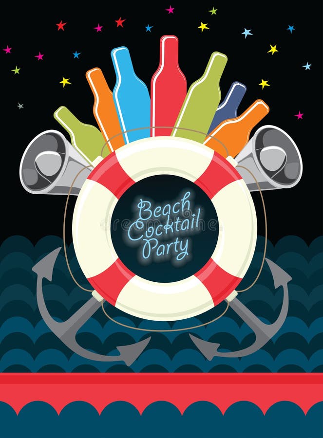Conception d'insecte de cocktail illustration libre de droits Conception d'insecte de cocktail illustration libre de droits