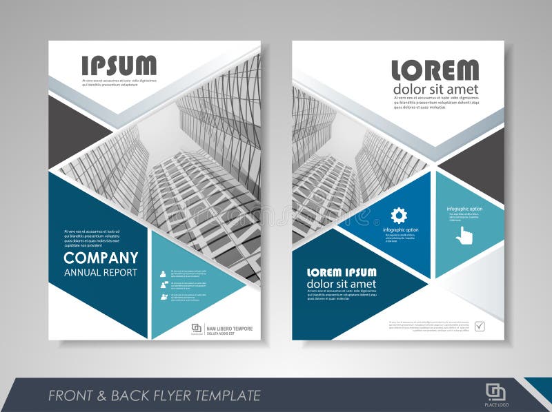 Conception de brochure d'affaires illustration libre de droits Conception de brochure d'affaires illustration libre de droits