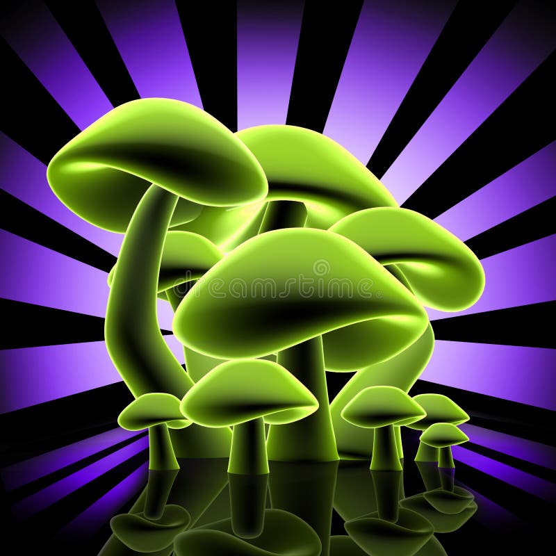 Conception de champignons de couche illustration de vecteur Conception de champignons de couche illustration de vecteur