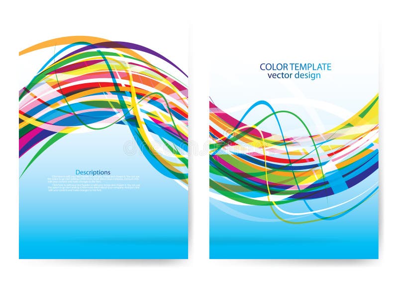 Conception de couverture de rapport annuel illustration libre de droits Conception de couverture de rapport annuel illustration libre de droits