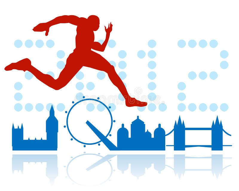 Conception de Jeux Olympiques de Londres illustration stock Conception de Jeux Olympiques de Londres illustration stock