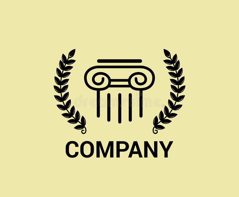Conception de logo d'architecture de Rome illustration libre de droits