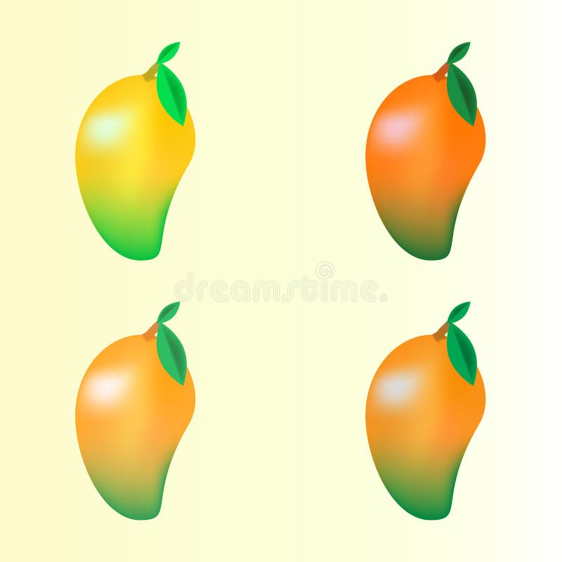 Conception de logo de fruits de mangue pour votre société illustration de vecteur Conception de logo de fruits de mangue pour votre société illustration de vecteur