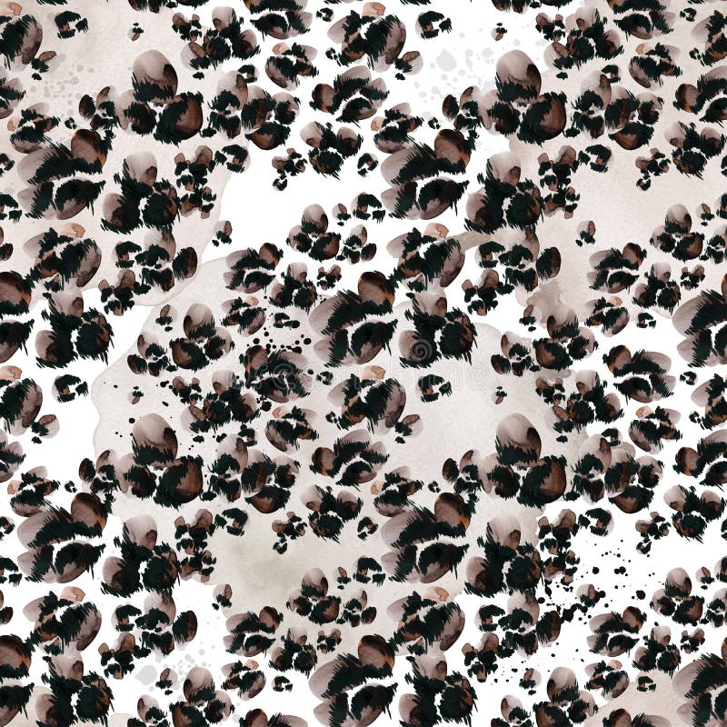 Conception de modèle de léopard texture sans couture d'impression animal Chat sauvage