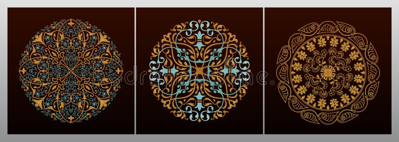 Conception décorative de luxe de cru de mandala d'or Fond de vecteur pour la carte de voeux illustration de vecteur Conception décorative de luxe de cru de mandala d'or Fond de vecteur pour la carte de voeux illustration de vecteur
