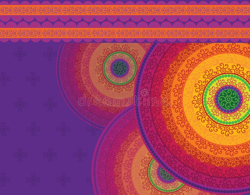 Conception détaillée de mandala illustration libre de droits Conception détaillée de mandala illustration libre de droits