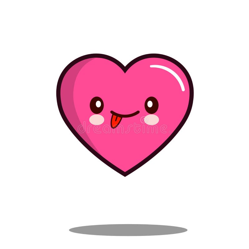 Conception Plate D Amour D Emoticone De Coeur De Personnage De Dessin Anime De Kawaii Mignon D Icone Illustration Stock Illustration Du Jour Valentin Conception Plate D Amour D Emoticone De Coeur De Personnage De Dessin Anime De Kawaii Mignon D Icone Illustration Stock Illustration Du Jour Valentin