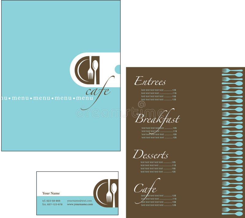 Conceptions de descripteur de carte de visite professionnelle de carte et de visite pour le cof illustration de vecteur Conceptions de descripteur de carte de visite professionnelle de carte et de visite pour le cof illustration de vecteur