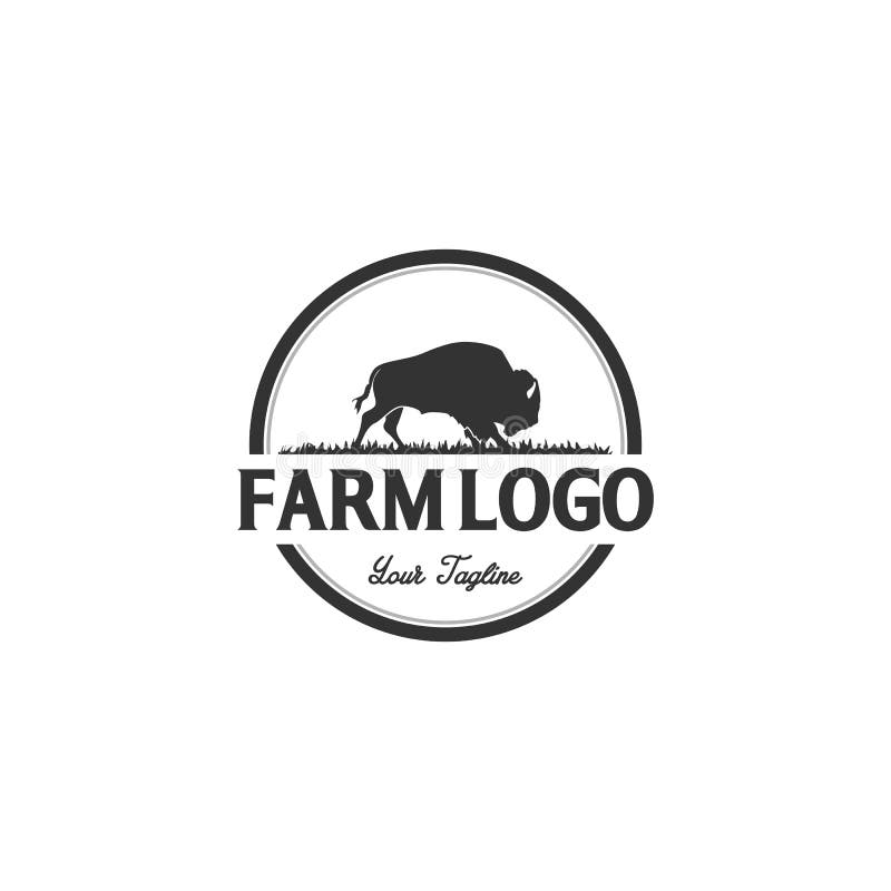 Conceptions de logo de Buffalo ou de taureaux illustration libre de droits Conceptions de logo de Buffalo ou de taureaux illustration libre de droits