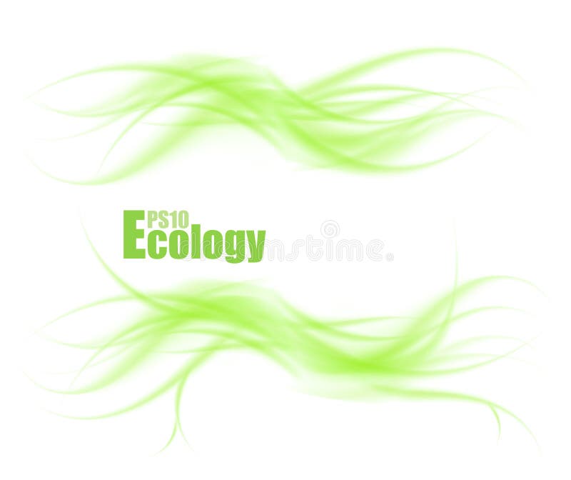 Concepto abstracto de la ecología de la onda libre illustration Concepto abstracto de la ecología de la onda libre illustration